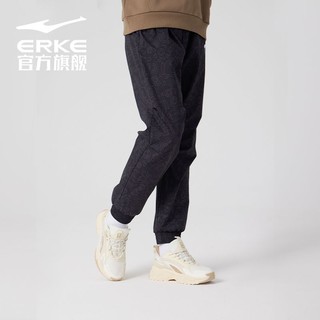 ERKE 鸿星尔克 男春季运动长裤耐磨电池熊猫常规款