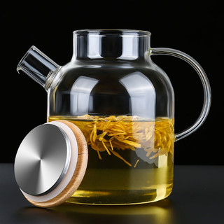玻璃茶壶家用泡茶壶煮茶蒸茶壶耐热大容量烧开水壶花茶壶茶具套装