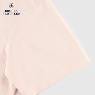 布克兄弟（BrooksBrothers）男士24早春免烫牛津纺纯色休闲衬衫 B835-粉彩橙 XS