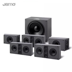 Jamo 尊宝 D600 家庭影院音箱套装5.1音响客厅HIFI低音炮音箱 D600 家庭影院套装