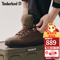 Timberland添柏岚登山鞋男鞋秋冬户外通勤运动休闲轻量舒适中帮徒步鞋95100 95100214/中棕色 41