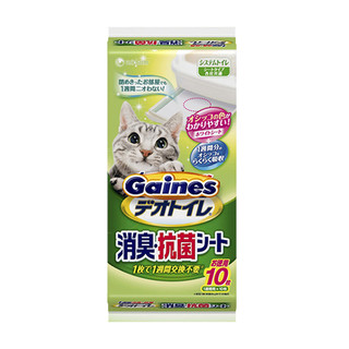 Gaines 佳乐滋 日本进口猫尿垫除臭 双层猫砂盆专用测猫尿液健康宠物尿不湿 无香型