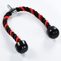 RECHFIT 睿致 肱三头肌训练绳三头肌拉力绳下拉绳索健身下压绳索黑色+红色