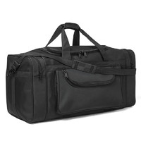 DITD DESIGN IN THE DESIGN大容量手提旅行包打工行李包牛津布托运袋后备箱收纳包黑CZ23-01 黑色特大号92L