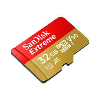 闪迪（SanDisk）micro SD 支持4K高速拍摄 TF手机存储卡 运动相机，迷你相机卡 100MB 32G