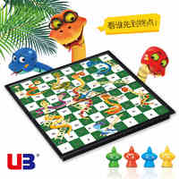 UB 友邦 磁性折叠3D蛇梯棋磁石蛇棋儿童益智游戏棋亲子棋玩具 儿童磁性蛇棋