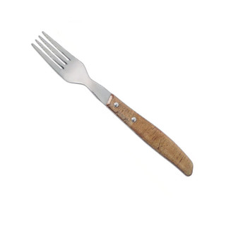 ARCOSARCOS锯齿牛排刀叉西餐餐具套装400不锈钢刀叉勺三件套法式轻奢 茶色 牛排刀