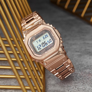 3.8焕新：CASIO 卡西欧 G-SHOCK系列 43.2毫米太阳能电波腕表 GMW-B5000GD-4PRT