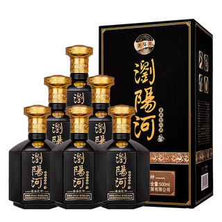 移动端：LIUYANGHE LIQUOR 瀏陽河 浏阳河酒 53度酱香型白酒 福满乾坤 500ml*6瓶年货送礼整箱 含礼品袋