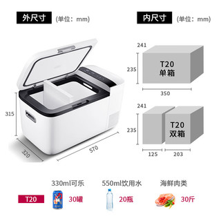 indelB 英得尔 T20 车载冰箱 20L