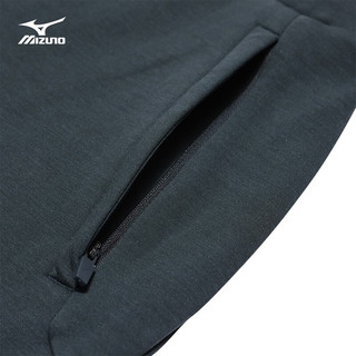 美津浓（MIZUNO）ESSENTIAL系列 轻商务运动风格日常运动裤 男子针织长裤 36/猎人绿 XL