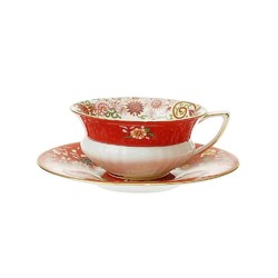 WEDGWOOD 日本直邮WEDGWOOD威基伍德漫游美境花茶杯碟骨瓷欧式下午茶咖啡杯