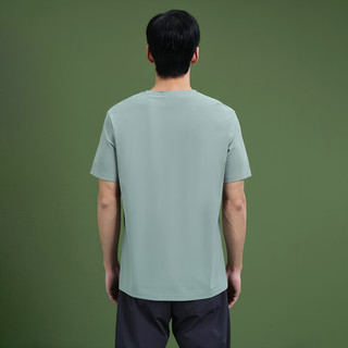 SPORTSDAY海澜之家短袖T恤男24马术运动凉感透气短袖男夏季 浅绿（净色）(B5) 190/108A(XXXXL)