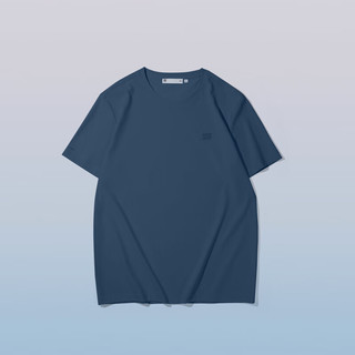 SPORTSDAY海澜之家短袖T恤男24马术运动凉感透气短袖男夏季 深蓝（净色）(B7) 190/104A(XXXL)