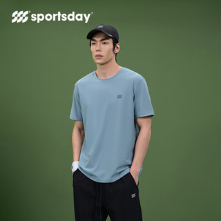 SPORTSDAY海澜之家短袖T恤男24马术运动凉感透气短袖男夏季 浅蓝（净色）(B6) 175/92A(L)