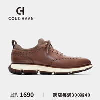 colehaan/歌涵 男鞋牛津鞋 24年春季布洛克雕花休闲皮鞋男C38898 深褐色-C38898 40.5