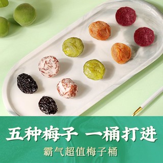 Be&Cheery 百草味 霸王梅桶500g梅子零食大礼包杨梅水果干果脯蜜饯解馋小零食