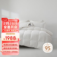 梦洁宝贝（M·JBABY）母婴A类羽绒被 95%白鹅绒冬被保暖羽绒四季被家用宿舍被芯 【95%白鹅绒】四季被-萌小白 1.2床(150*215cm)