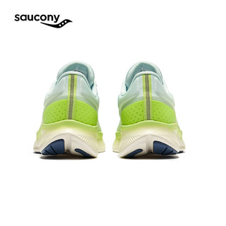 Saucony索康尼VESSEL跑鞋男女缓震回弹跑步鞋舒适慢跑运动鞋绿兰40