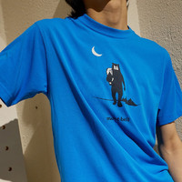 mont·bell 春夏户外男女通用短袖速干T恤时尚潮流休闲半袖 1114565 SPBL光谱蓝