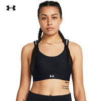 安德玛（UNDERARMOUR）春夏Infinity 2.0女子训练运动内衣-高强度1384112 黑色001 XS A-C