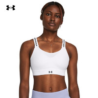 安德玛（UNDERARMOUR）春夏Infinity 2.0女子训练运动内衣-高强度1384112 白色100 XS A-C