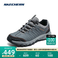 斯凯奇Skechers舒适男士户外鞋237615 灰色/GRY(男) 42.5 