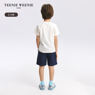 Teenie Weenie Kids小熊童装24春夏男童简约休闲弹力亲肤短裤 米色 160cm