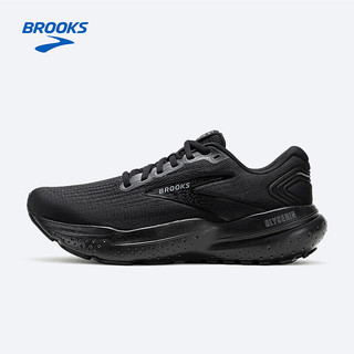 布鲁克斯（BROOKS）男子专业缓震跑步鞋Glycerin甘油21 黑色/黑色/乌木色42