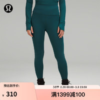 lululemon 丨Water-Repellent 女士高腰拉绒紧身裤 26