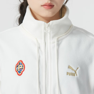 彪马（PUMA）女装 2024春季运动服户外时尚休闲训练防风夹克抓绒外套 625838-65 XL(170/92)