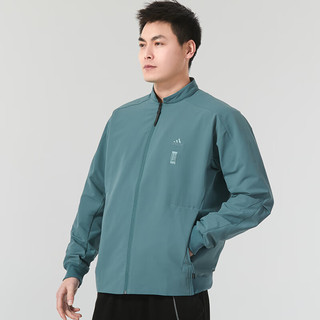 阿迪达斯 （adidas）夹克男装24春季户外运动服WJ武极系列防风衣训练休闲外套 IX4284/刺绣LOGO/速发 M