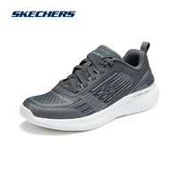 斯凯奇Skechers舒适休闲跑步鞋232778 炭灰色/橄榄绿色/CCOL 39.5 