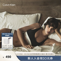 卡尔文·克莱恩 Calvin Klein 内衣24春夏女士可卸垫无钢圈背心式文胸QF7586AD UB1-太空黑 L