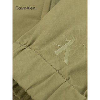Calvin Klein【不晒系列防晒防泼水】Jeans24春夏男士运动凉感外套J326339 L9N-青峰绿 L