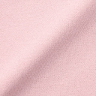 无印良品（MUJI）女式 紧密织 运动衫 女士女款  卫衣 圆领短款春季 浅粉红色 M（ 160/84A）