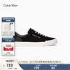 Calvin Klein Jeans24春夏新款男士简约撞色字母低帮运动休闲帆布鞋YM00903 0GM-太空黑 43