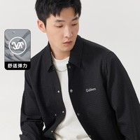 Cabbeen 卡宾 男式夹克2023年新款秋装LOGO刺绣外套气质休闲外衣