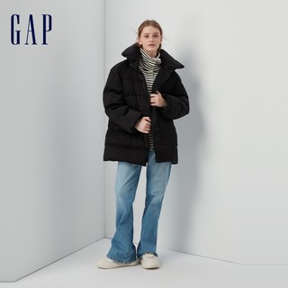 Gap 盖璞 女士中长收腰羽绒服 720900