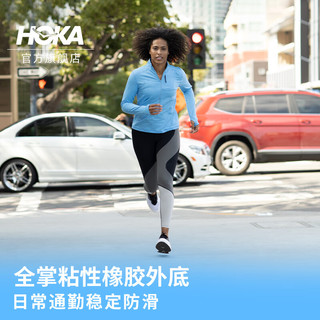 HOKA ONE ONE男女款春夏TRANSPORT X碳板公路跑鞋畅驰X 缓冲 黑色/黑色 37