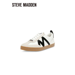 史蒂夫·马登 STEVE MADDEN/思美登2024春季舒适平底休闲鞋德训鞋女 DEGREE 白色 34