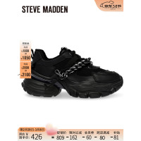 史蒂夫·马登 STEVE MADDEN 思美登2023厚底链条休闲运动老爹鞋女 VIBRATTO 黑色 39