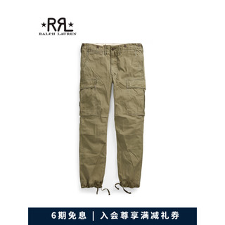 RRL男装 经典款府绸工装裤RL90185 300-绿色 40/30