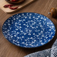 KANDA 神田 日式餐盘家用陶瓷餐具日本骨碟盘子8寸 进口餐具套装一人食餐具 蜻蜓雨