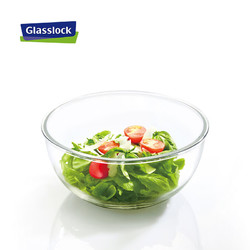 Glasslock 三光云彩 韩国原装进口钢化玻璃保鲜盒大容量沙拉碗 无盖单碗1000ml