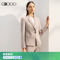 G2000【凉感】G2000女装SS24商场新款多面弹性印花里布正装西服外套 多面弹力-