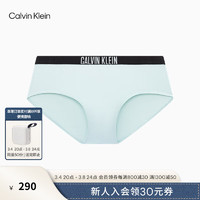 Calvin Klein内衣【风暴引力带】24春夏女提花凉感防夹臀半包臀内裤QF7793AD LKW-海盐蓝 M