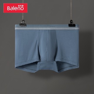 Baleno班尼路男式内裤1件装中腰莫代尔针织平脚裤舒适四角裤透气打底裤
