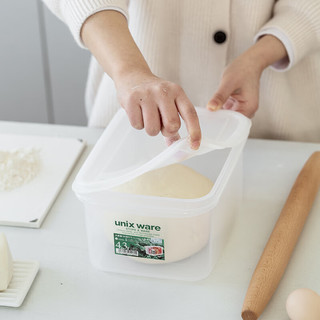 阿司倍鹭（ASVEL）面团发酵盒子家用蛋糕面包吐司醒发烘焙工具冰箱收纳盒保鲜盒 4.3L