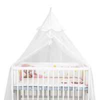 卡萌贝 新生儿童婴儿床蚊帐罩带支架全罩式通用小孩公主宝宝开门式可调节